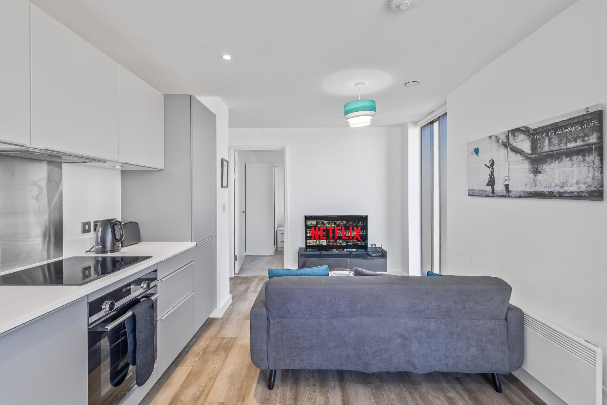 Luxury 2 Bedroom Apartment, On Broad Street! Birmingham Bagian luar foto